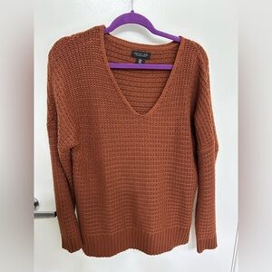 Burnt orange sweater